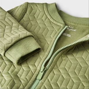 Baby girls bomber jacket Cat and Jack- Sage green